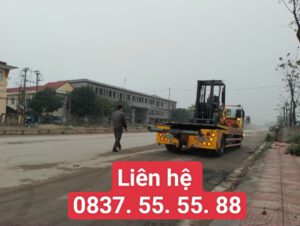 Vận chuyển máy công trình , xe nâng , xe thang , máy múc , máy lu , máy ủi